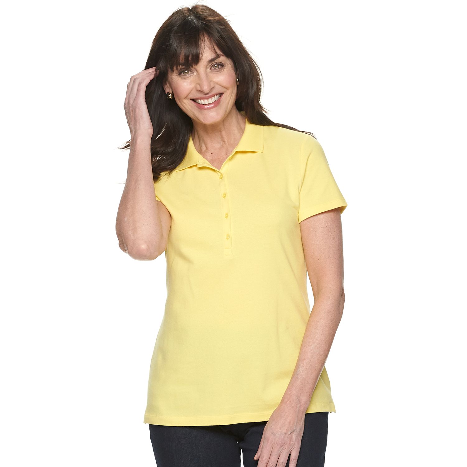 kohls yellow tops