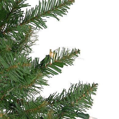 Northlight Seasonal 10-ft. Pre-Lit White Lights Indoor / Outdoor Northern Pine Artificial Christmas Tree