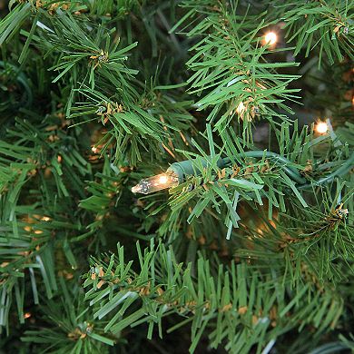 Northlight Seasonal 6.5-ft. Pre-Lit Indoor / Outdoor Northern Pine Artificial Christmas Tree