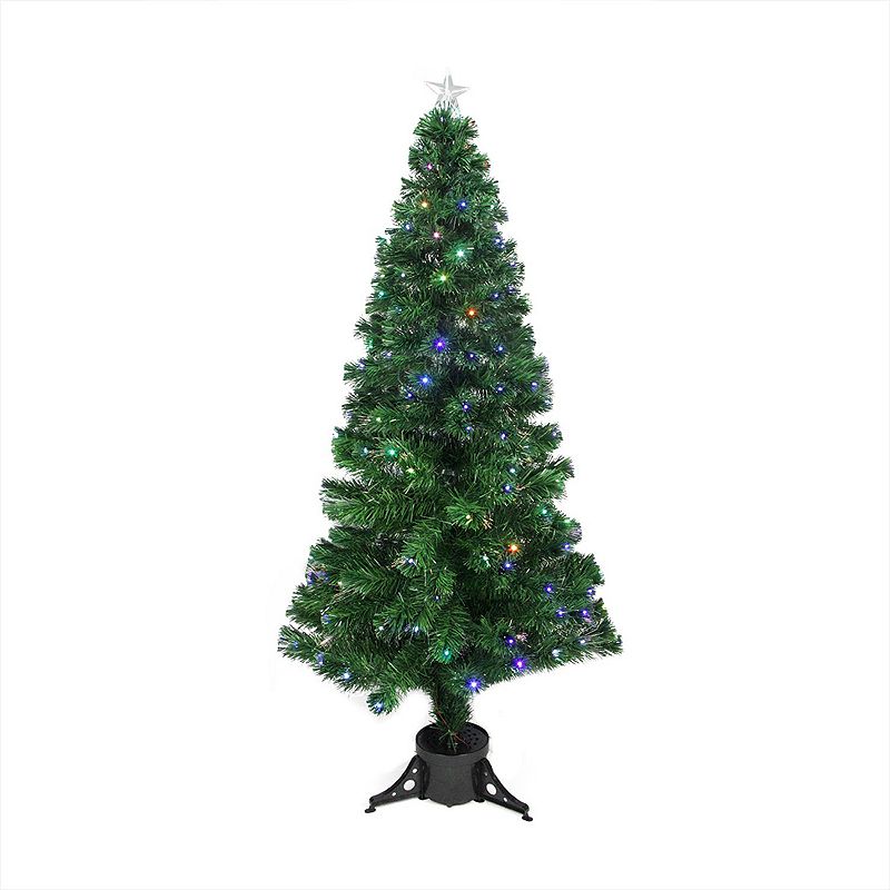 Northlight Seasonal 6-ft. Pre-Lit LED Fiber Optic Christmas Tree, Green