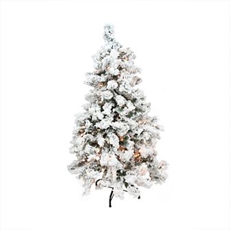 Northlight Seasonal 6.5-ft. Pre-Lit Indoor / Outdoor Pine Artificial Christmas Tree