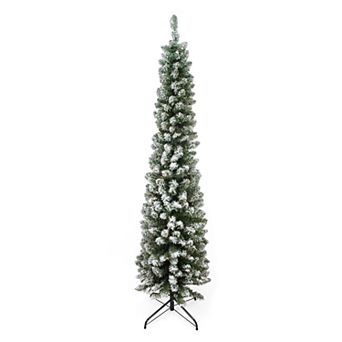 Northlight Seasonal 6-ft. Flocked Traditional Green Pine Artificial Christmas Tree