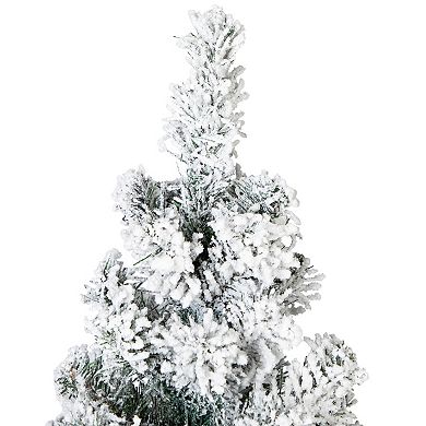 Northlight Seasonal 6-ft. Flocked Traditional Green Pine Artificial Christmas Tree