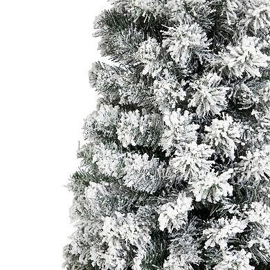 Northlight Seasonal 6-ft. Flocked Traditional Green Pine Artificial Christmas Tree