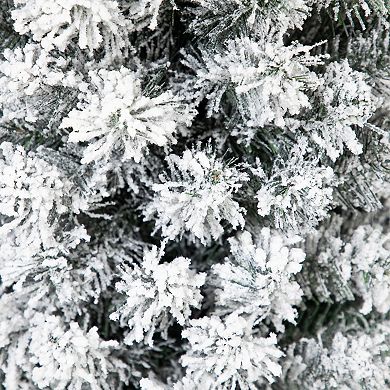 Northlight Seasonal 6-ft. Flocked Traditional Green Pine Artificial Christmas Tree