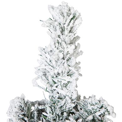 Northlight Seasonal 6-ft. Flocked Traditional Green Pine Artificial Christmas Tree