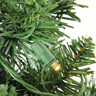 Northlight Seasonal 9-ft. Pre-Lit LED Indoor / Outdoor Northern Pine Artificial Christmas Tree
