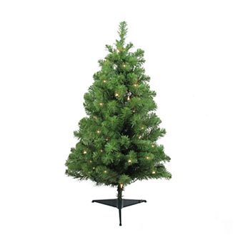 Northlight Seasonal 3-ft. Pre-Lit Traditional Noble Fir Artificial Christmas Tree