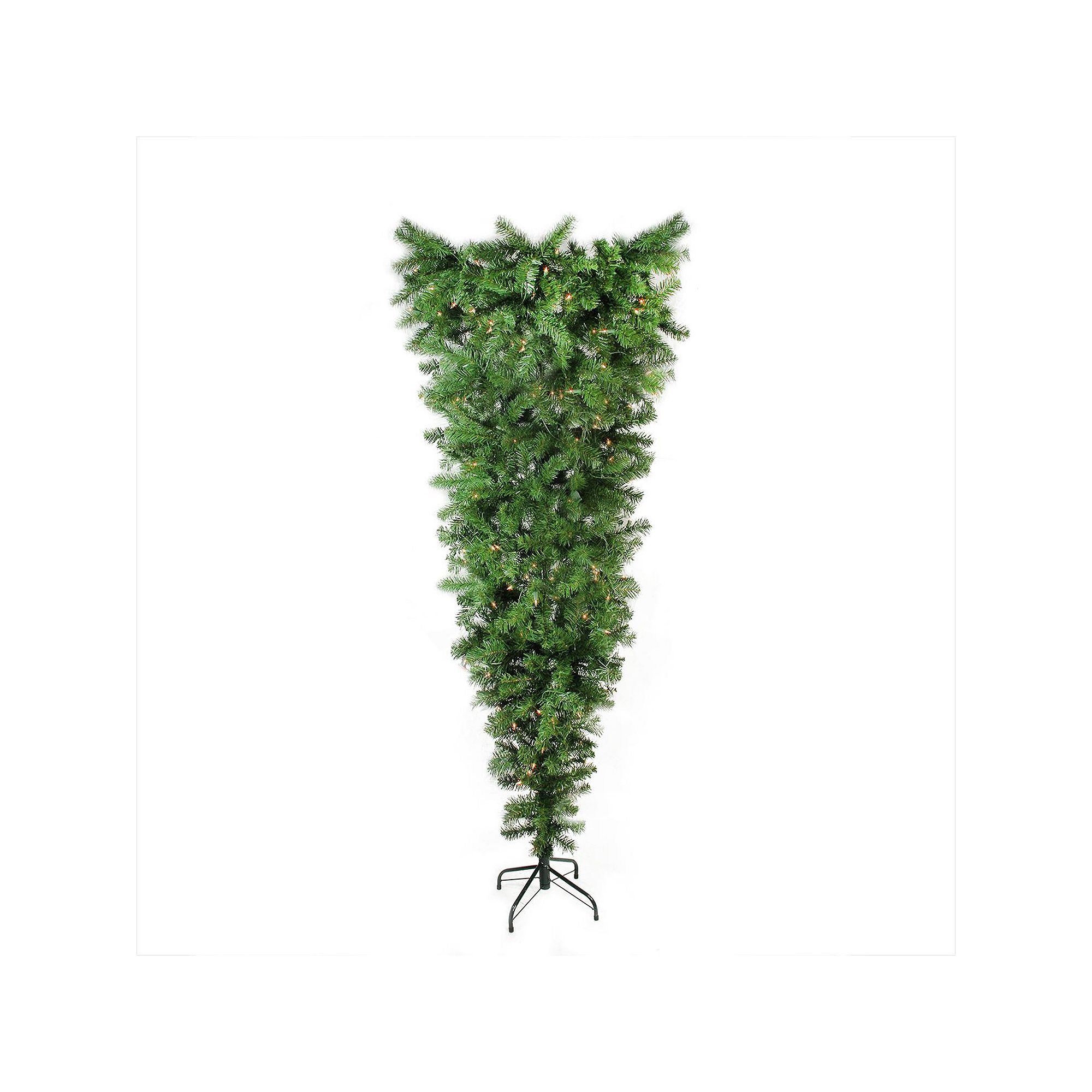 Northlight Seasonal 5.5-ft. Pre-Lit Upside Down Spruce Artificial Christmas