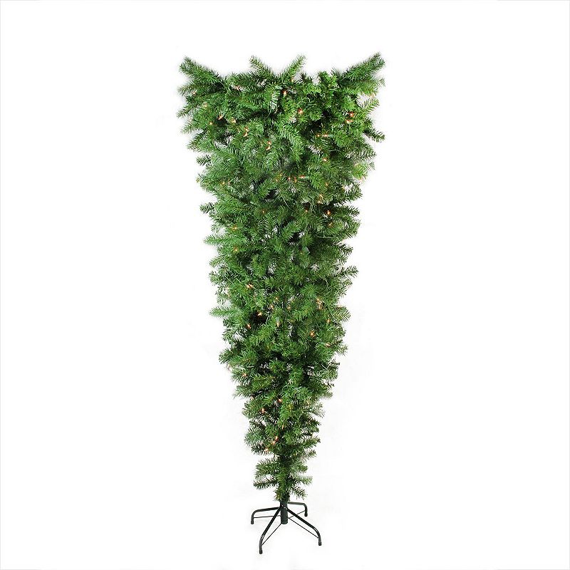 UPC 715833000119 product image for Northlight Seasonal 5.5-ft. Pre-Lit LED Indoor / Outdoor Upside Down Spruce Arti | upcitemdb.com