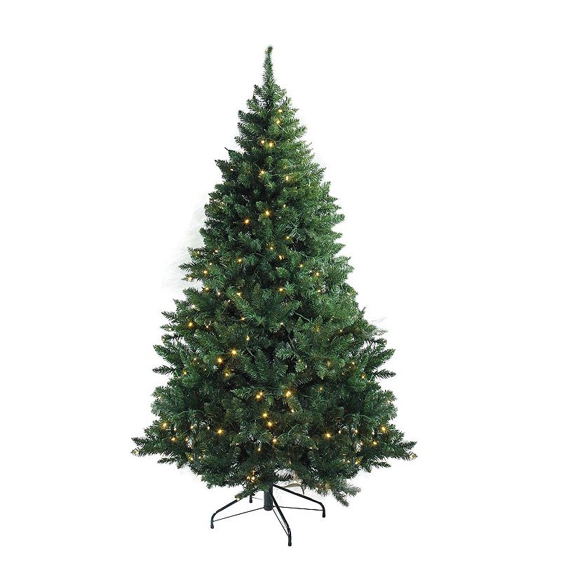 Northlight Seasonal 7.5-ft. LED Buffalo Fir Artificial Christmas Tree, Gree