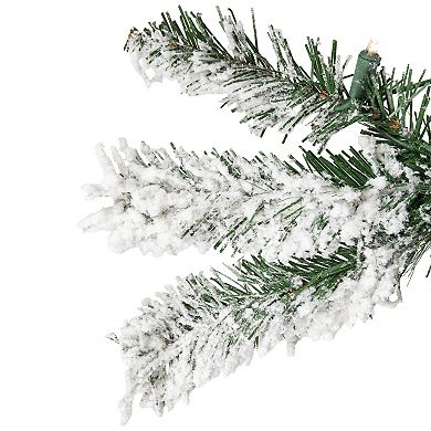 Northlight Seasonal 6.5-ft. LED Slim Indoor / Outdoor White Pine Artificial Christmas Tree