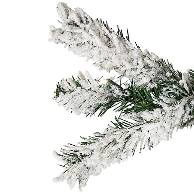 Northlight Seasonal 6.5-ft. LED Slim Indoor / Outdoor White Pine Artificial Christmas Tree