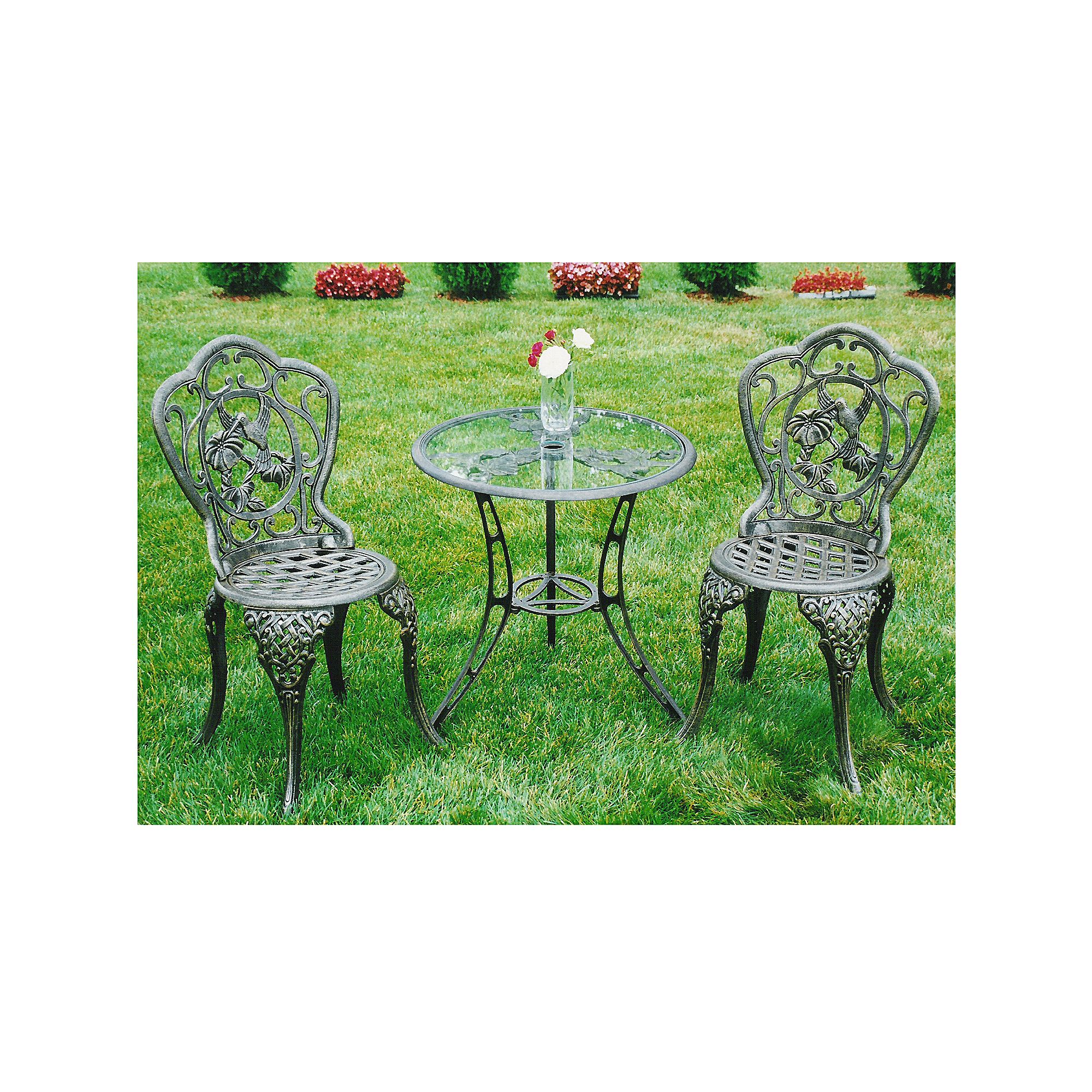 Oakland Living 3-pc. Hummingbird Bistro Patio Set - Outdoor, Multicolor