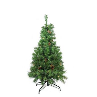 Northlight Seasonal 4-ft. Pre-Lit Indoor / Outdoor Dakota Red Pine Artificial Christmas Tree