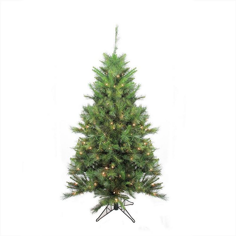 Northlight Seasonal 5-ft. Pre-Lit Canyon Pine Artificial Christmas Tree, Gr