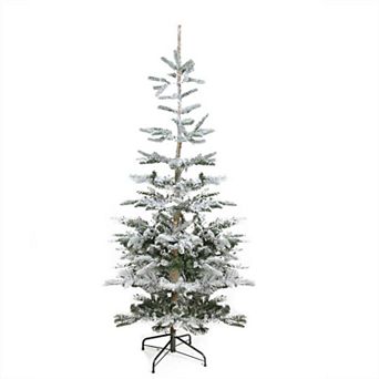 Northlight Seasonal 6.5-ft. Noble Fir Flocked Artificial Christmas Tree