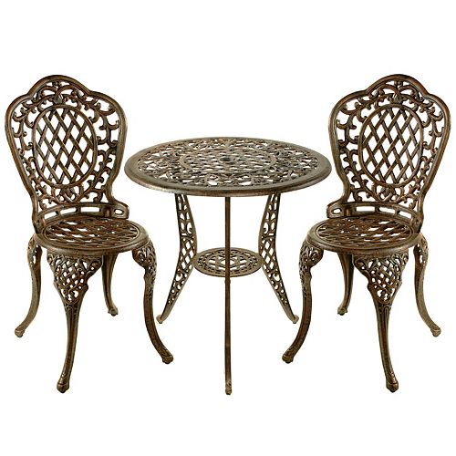 Oakland Living 3-pc. Lattice Bistro Set Oakland Living 3-pc. Lattice Bistro Set on Oakland Living Bistro Set id=78716