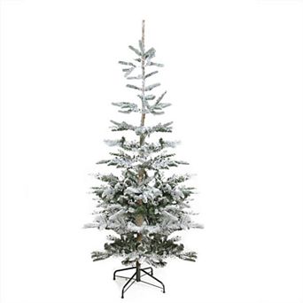 Northlight Seasonal 7.5-ft. Noble Fir Flocked Artificial Christmas Tree