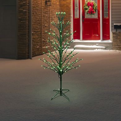 Northlight Seasonal 4-ft. Pre-Lit Christmas Cascade Twig Tree Indoor / Outdoor Decoration
