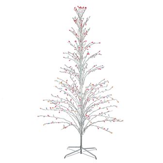 Northlight Seasonal 6-ft. Multicolored Pre-Lit Christmas Cascade Twig Tree Indoor / Outdoor Decoration