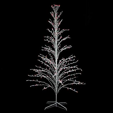 Northlight Seasonal 6-ft. Multicolored Pre-Lit Christmas Cascade Twig Tree Indoor / Outdoor Decoration