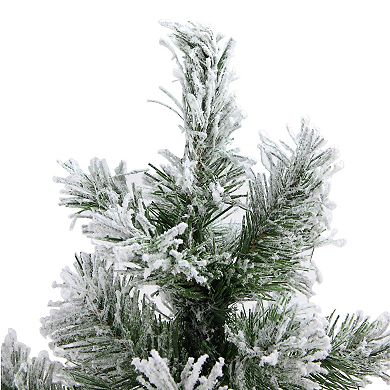 Northlight Seasonal 22-in. Flocked Pine Artificial Christmas Tree 