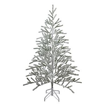 Northlight Seasonal 5 in Flocked Alpine Twig Artificial Christmas Tree