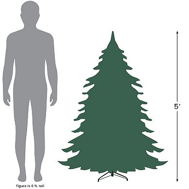 Northlight Seasonal 5-in. Flocked Alpine Twig Artificial Christmas Tree