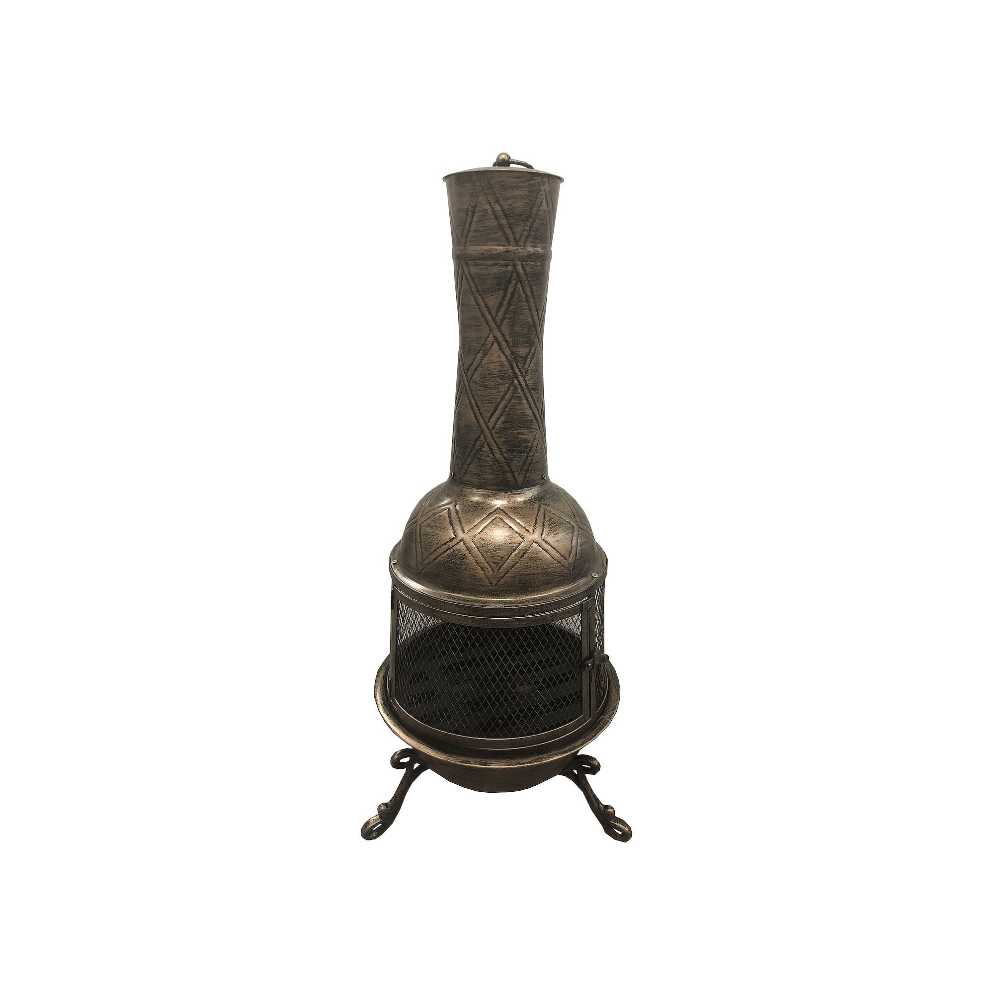 Oakland Living Elite Chimenea - Outdoor, Multicolor