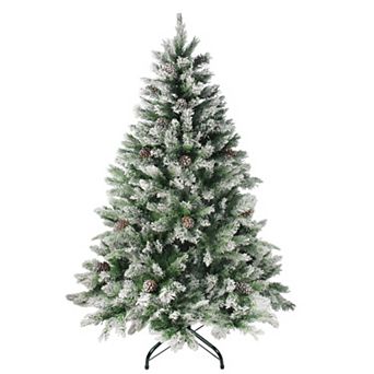 Northlight Seasonal 7-ft. Flocked Angel Pine Artificial Christmas Tree