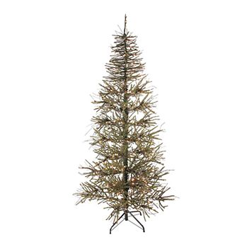 Northlight Seasonal 7-ft. Pre-Lit Slim Warsaw Twig Artificial Christmas Tree