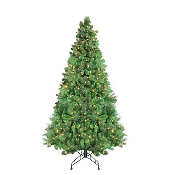 Northlight Seasonal 7.5-ft. Pre-Lit Canterbury Spruce Artificial Christmas Tree