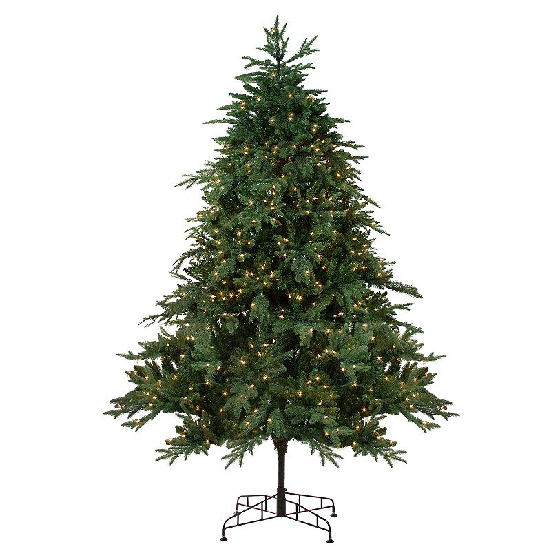 Northlight Seasonal 7.5-ft. Pre-Lit Aurora Spruce Artificial Christmas Tree