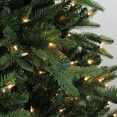 Northlight Seasonal 7.5-ft. Pre-Lit Aurora Spruce Artificial Christmas Tree 