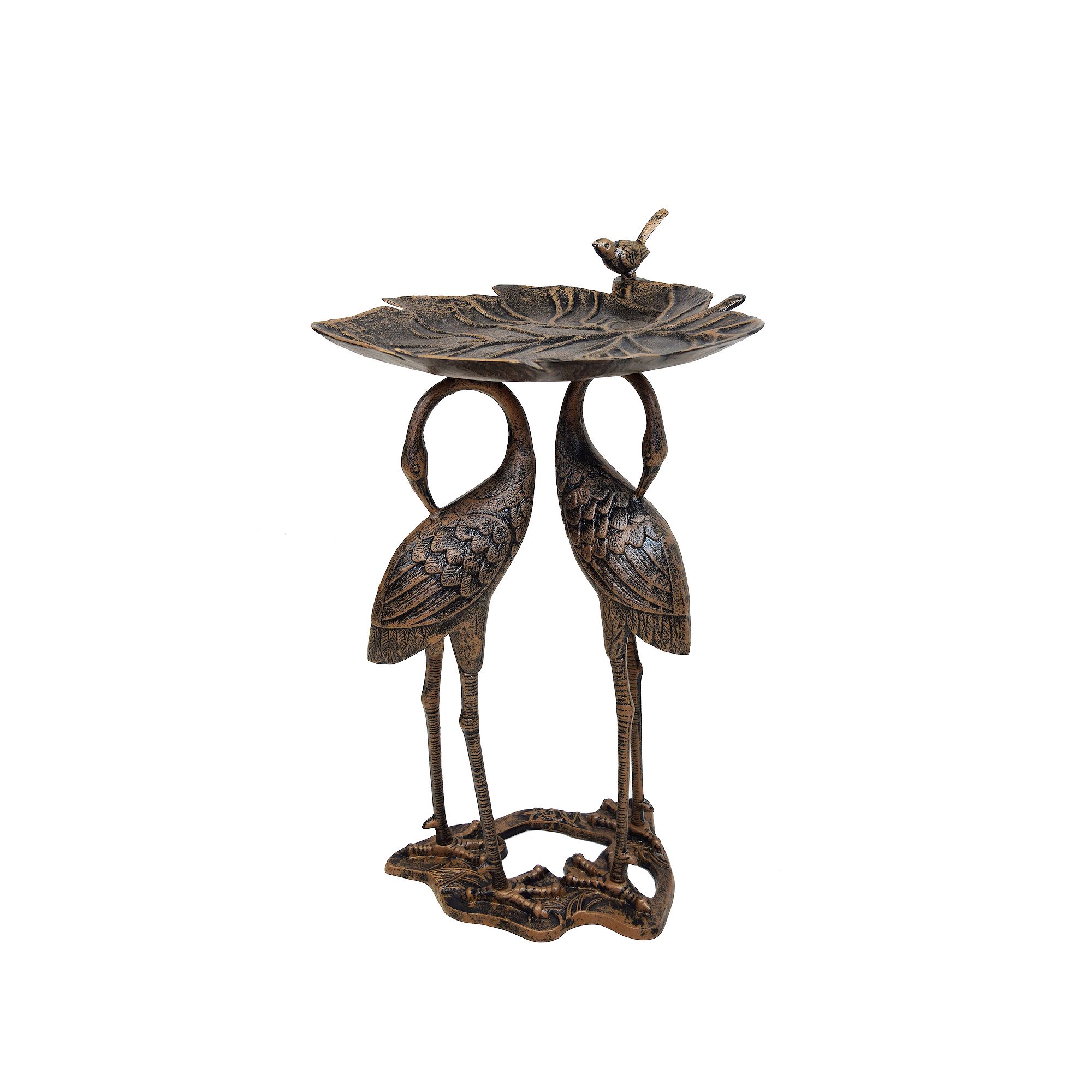 Oakland Living Crane Birdbath - Outdoor, Multicolor