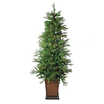 Northlight Seasonal 6-ft. Pre-Lit Potted Artificial Christmas Tree