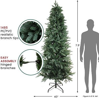 Northlight Seasonal 7.5-ft. Washington Frasier Fir Slim Artificial Christmas Tree