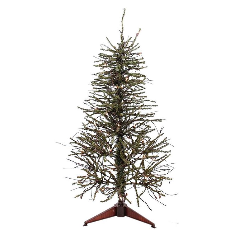 Northlight Seasonal 3-ft. Pre-Lit Warsaw Twig Artificial Christmas Tree, Br
