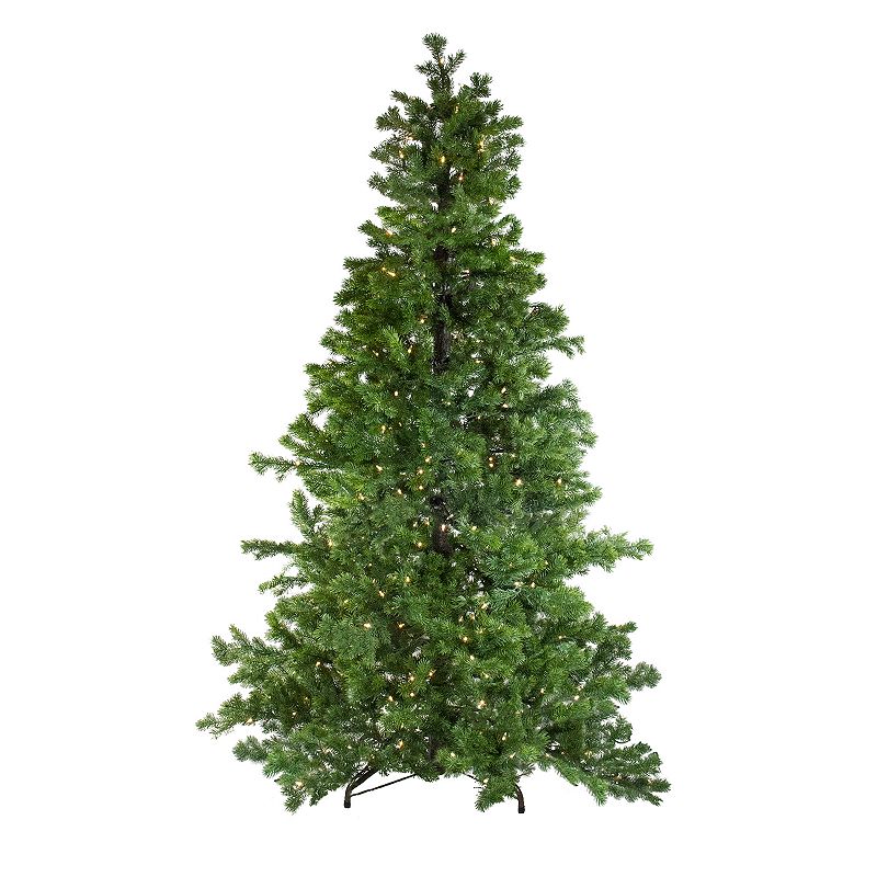 Northlight Seasonal 6.5-ft. Layered Pine Pre-Lit Artificial Christmas Tree,