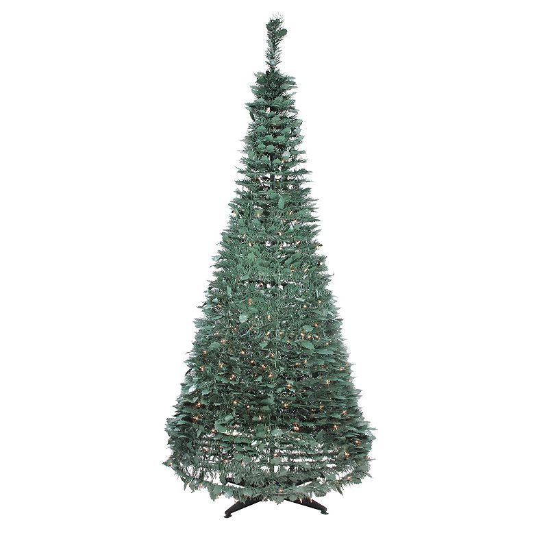 Northlight Seasonal 6-ft. Pre-Lit Pine Pop-Up Artificial Christmas Tree, Gr