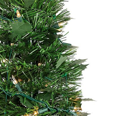 Northlight Seasonal 6-ft. Pre-Lit Pine Pop-Up Artificial Christmas Tree