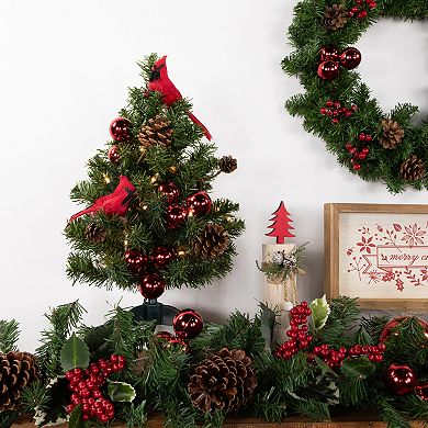 Northlight Seasonal 18-in. Pre-Lit Canadian Pine Artificial Christmas Tree
