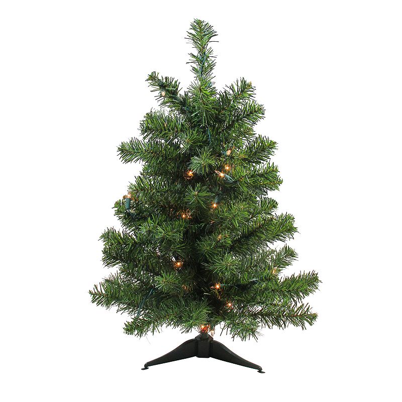 Northlight Seasonal 2-ft. Pre-Lit Mixed Canadian Pine Artificial Christmas 