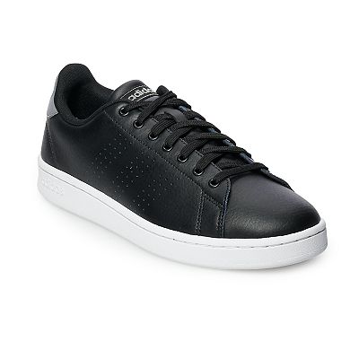 Adidas mens black and white sneakers on sale