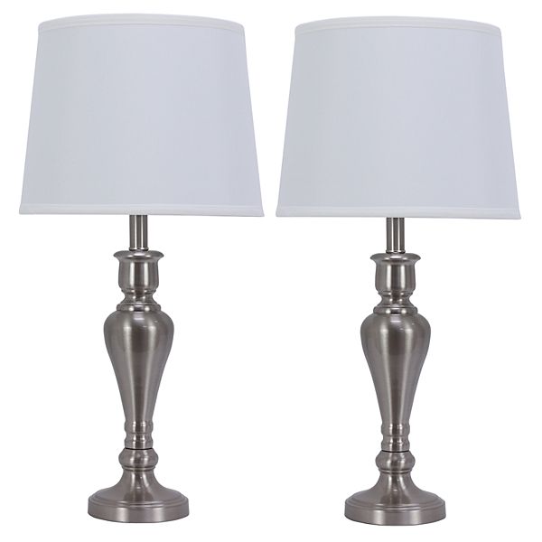 Marie Touch Control Table Lamp 2 Piece Set, Touch Control Lamps