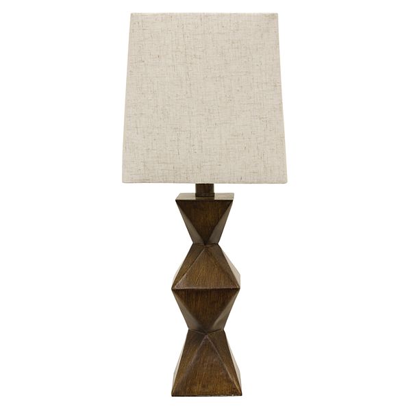 Knox Stacked Geometric Table Lamp, Lite Source Small Quatro Table Lamp