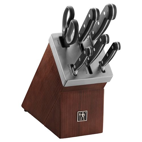 henckels 7 piece self sharpening knife block set