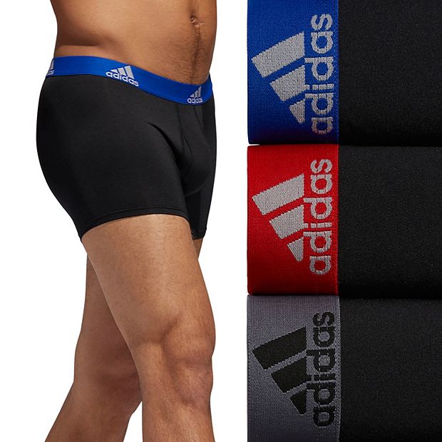Adidas Men's Climalite Trunk Underwear Athletic Comfort Fit Quick Dry Open  Pkg