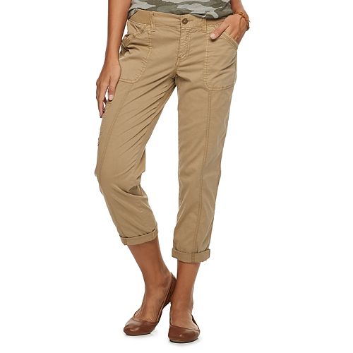 sonoma cotton capris